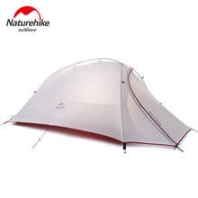 Naturehike палатка 1 человек палатка 3 сезона Открытый Сверхлегкий силиконовые тенты водонепроницаемый 3000 + 1,15 кг 2024 - купить недорого