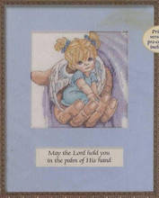 100% Египетский хлопок популярный Счетный Набор для вышивки крестом пусть Бог держит вас маленький ангел в руке dim 72439 2024 - купить недорого
