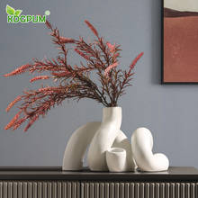 Modern Handmade Ceramic Vase Simple Flower Arrangement Table Art Soft Decoration Creative Home Decoration Decoration 2024 - buy cheap