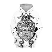 Tessffel Unisex Viking Tattoo Tracksuit New Fashion MenWomen HipHop 3DPrint Sweatshirts/Hoodie/Jacket Harajuku Casual s-1 2024 - buy cheap