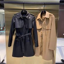 Women Coats Long 100% Genuine Leather 2020 Fashion Lady Natural Sheepskin Long Sleeves Jackets High Quality Soft H916 2024 - buy cheap