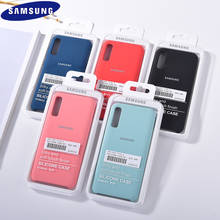 Samsung-capa de silicone original, alta qualidade, macio, proteção, capinha de celular, samsung galaxy a50, a70, a40, a30, a20 2024 - compre barato