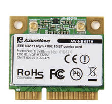 Tarjeta WIFI inalámbrica Ralink RT3290 AW-NB078H MINI PCI-E 802.11b/n Wlan + 3,0 para tarjeta compatible con Bluetooth 2024 - compra barato