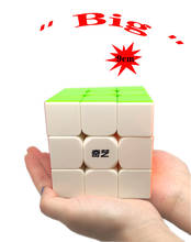 QIYI Plus-cubo mágico de velocidad profesional para niños, 90mm, 3x3, 9 CM, juegos educativos, ABS, qiyi, QIMENG, 3x3x3, cubos de rompecabezas, Juguetes 2024 - compra barato