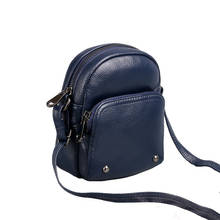 2019 Fashion Genuine Leather Flap Women Messenger Bag Small Shoulder Bag Lady Handbag Female Small Crossbody Bag Shopping Purse 2024 - buy cheap