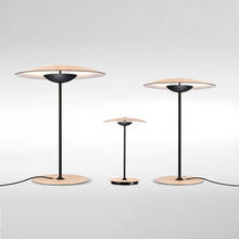 Sofá simples, fashion, estudo, arte italiana, sala de estar, quarto, modelo de chapéu de bambu, decoração, lâmpada de mesa de madeira para casa 2024 - compre barato