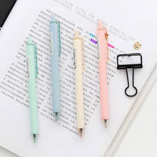 4pcs Nature wheat gel pen set 0.5mm ballpoint Black color pens Stationery Office writing tools School supplies EB411 2024 - buy cheap