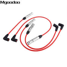 Mgoodoo 4Pcs Spark Plug Ignition Wire Cable Set RC-VWC035 57041 Fittment Fittment For Volkswagen forjetta forGolf forBeetle 2024 - buy cheap