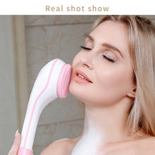 Automatic Shower Brush 5 In 1 Electric Bath Shower Brush Handheld Massage Body Brush Long Handle Exfoliation Clean Scrub Brushes 2024 - buy cheap