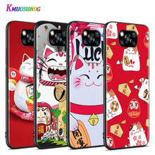 Maneki Neko Lucky Money cat para Xiaomi Poco X3 NFC M2 X2 F2 F3 C3 M3 F1 Pro Mi Play Mix 3 A3 A2 A1 6 5 Lite, funda suave para teléfono 2024 - compra barato