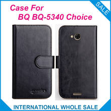 BQ 5340 Case 6 Colors Flip Slots Leather Wallet Cases For BQ BQ-5340 Choice Cover Slots Phone Bag Credit Card 2024 - buy cheap