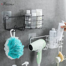 OYOREFD Strong Wall Mounted Bathroom Shelf Organizer Multi-function Hair Dryer Holder Bathroom Rangement Storage Rack 2024 - buy cheap