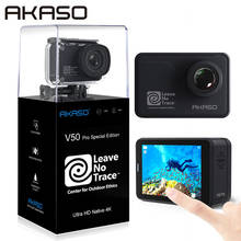Экшн-камера AKASO V50 Pro SE, водонепроницаемая, с сенсорным экраном 2024 - купить недорого