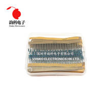 600pcs/lot 30Values* 20pcs 1% 1/4W resistor pack set diy Metal Film Resistor kit use colored ring resistance (10 ohms ~ 1M ohm) 2024 - buy cheap