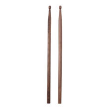 Par de baquetas 5B, palitos con forma de onda, punta de madera, accesorios de percusión para juego de tambor, se adapta a madera de nogal negro 2024 - compra barato