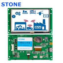 Módulo de exibição tft uart de 5 polegadas, com tela sensível ao toque + controlador inteligente + driver + programa 2024 - compre barato