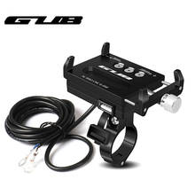 GUB Bicycle Phone Holder USB Chargerable Aluminum Alloy MTB Road Bike Moto GPS Smartphone Bracket stand for 4-6.7" Phone support 2024 - buy cheap