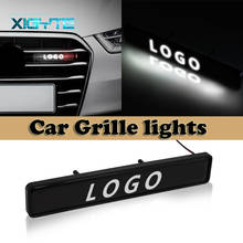 3D Car decoration car LOGO sticker badge car stickers body emblem grill LED lights For Nissan Mazda Renault Hyundai Honda Kia 2024 - buy cheap