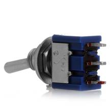 1 peça interruptores de comutação mini com 3 pinos spdt on-on 125vac 6a
