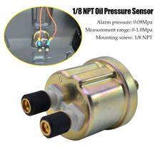 . Sensor de presión de aceite de motor de alta calidad, Unidad de envío de interruptor emisor, 1/8 NPT, 80x40mm, sensores de presión de coche 2024 - compra barato