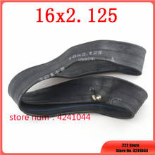 16inch Electric bicycle tyre  inner tube 16X2.125 bike Inner Tube  with a Bent Angle Valve Stem butyl  rubber 2024 - buy cheap