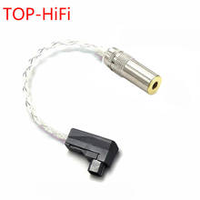 TOP-HiFi-Cable Adaptador de Audio macho a hembra balanceado, 4 núcleos, plateado, 4 pines, RSA/ALO, 4,4mm, para SR71, SR71B, RXMK3 SOLO 2024 - compra barato