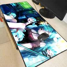 Mairuige Anime Girl 30x80cm Large Desktop Laptop Notbook Computer Keyboard Lock Edge Mouse Mat Gaming Mousepad for Dota LOL CSGO 2024 - buy cheap
