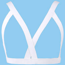 White Open Chest Bra Pastel Goth Body Harness Woman Sexy Lingerie Cage Bra Edgy Bondage Harness Belt 2024 - buy cheap