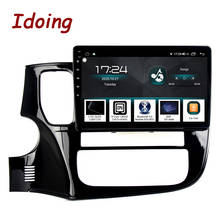 Idoing 10.2"4G+64G Car Android Radio Multimedia Player For Mitsubishi Outlander 2014-2017 GPS Navigation Head Unit Plug And Play 2024 - buy cheap