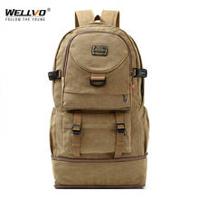 Men Outdoor Travel Backpack Male High Quality Canvas Rucksacks Laptop Bags Large Capacity Climb Bag Adjustable Backpacks XA714ZC 2024 - buy cheap