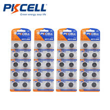 PKCELL-pilas alcalinas de botón AG13, LR44, 1,5 v, 357A, A76, 303, L1154, RW82, RW42, SR1154, LR44, 40 Uds. 2024 - compra barato