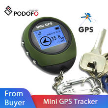 Мини GPS-трекер Podofo, локатор, видоискатель, ручной навигационный приемник с USB, перезаряжаемый с электронным компасом для путешествий на открытом воздухе 2024 - купить недорого