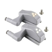 Lámpara de bisagra LED automática con Sensor de movimiento Armario, luz nocturna para Armario, luz LED para Armario 2024 - compra barato