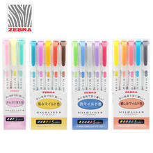3/5pcs Japan ZEBRA WKT7 Mildliner Light Double-headed Highlighter Set Color Drawing Marker Pen for School Office Supplies 2024 - buy cheap