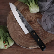 Cuchillo Tang multiusos, Santoku afilado, cuchillo de chef de estilo occidental, herramientas de cocina de alta dureza 2024 - compra barato