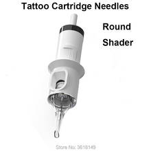 Cartuchos de tatuaje Revolution, agujas curvas Magnum para máquinas de tatuajes, delineador y sombreador #12 (0,35mm) 2024 - compra barato