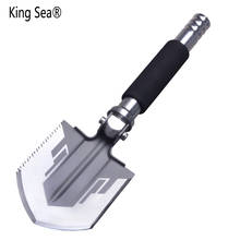 King Sea Mini Multi-function Camping Shovel Military Portable Folding shovel Survival Spade Trowel Dibble Pick Emergency Toool 2024 - buy cheap