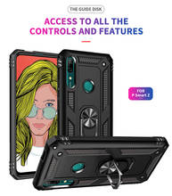 Funda magnética con soporte para anillo de coche, carcasa de silicona para Huawei Psmart Z STK-LX1 Y9 Prime 2019 2024 - compra barato