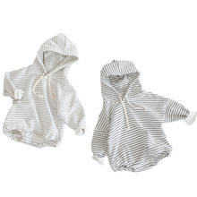 2021 Baby Clothes bodysuits Baby Girl Stripe Bodysuits Spring For Babies Little Girls Clothing Fashion Kids Long Sleeve Clothe 2024 - buy cheap