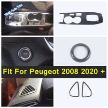 Air Condition Outlet Vent / Engine Ignition Start Stop Ring Case / Stalls Gear Shift Box Cover Trim For Peugeot 2008 2020 2021 2024 - buy cheap