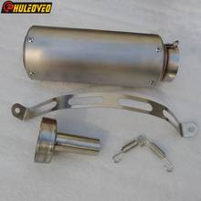 Stainless Steel Universal ID:51mm/54mm/57mm/61mm/63mm/65mm Motorcycle Exhaust Pipe Muffler Escape Demper Baffle with DB Killer 2024 - buy cheap