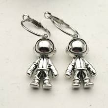 New Interstellar 3D Astronaut Personality Pendant Earrings Space Suit High Quality Female Fashion Earrings Alloy Jewelry 2024 - buy cheap
