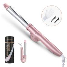 Electric Professional Ceramic 25mm Hair Curler Portable Foldable Hair Curling Iron 360° Rotatable Fast Heat Fashion Styling Tool 2024 - buy cheap