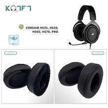 KQTFT 1 Pair of Replacement Ear Pads for CORSAIR HS35 HS50 HS60 HS70, PRO Headset EarPads Earmuff Cover Cushion Cups 2024 - buy cheap