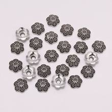 50pcs/Lot 10.5mm Zinc Alloy Bead Caps End Receptacle Flower Torus For Jewelry Making Findings DIY Beads Spaced Jewelry 2024 - buy cheap