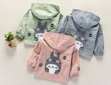 NEW Spring Autumn Baby Girl Clothes Totoro Boys Jacket Hooded Baby Coat Ccartoon Children Coat Toddler 6M-4T bebes Kids Clothing 2024 - buy cheap