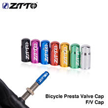 Колпачки клапанов ZTTO для горного и шоссейного велосипеда, пылезащитная крышка для шин F/V, детали для велосипедов 2024 - купить недорого