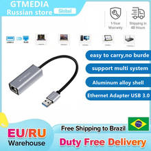 USB Ethernet Adapter USB 3.0 Network Card to RJ45 10/100/1000M Lan for Windows 10 Xiaomi Mi Box 3 Nintend Switch Ethernet USB 2024 - buy cheap