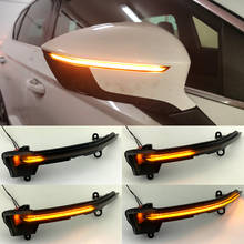 Luz indicadora de espejo lateral de coche, intermitente LED dinámico de señal de giro para Seat Tarraco Ateca 2016, 2017, 2018, 2019, 2020, 2021, 2 uds. 2024 - compra barato