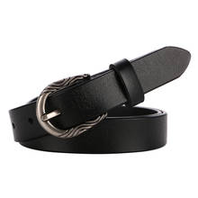 Fashion Women Casual Belt High Quality Genuine Leather Belts Luxury Strap For Jeans Dress Vintage Pin Buckle Cowhide Belt Lady 2024 - buy cheap